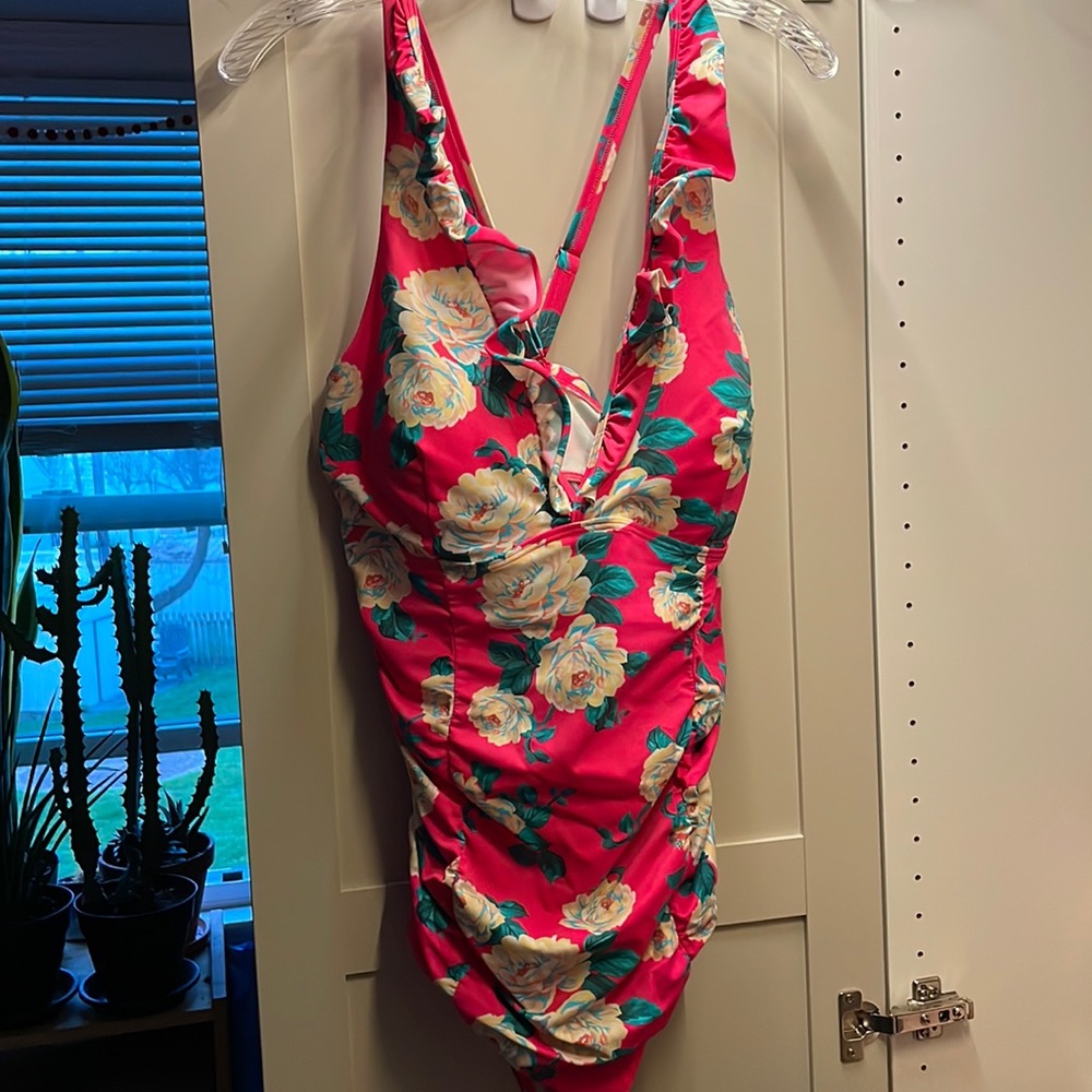 Torrid size 2 one piece bathing suit
